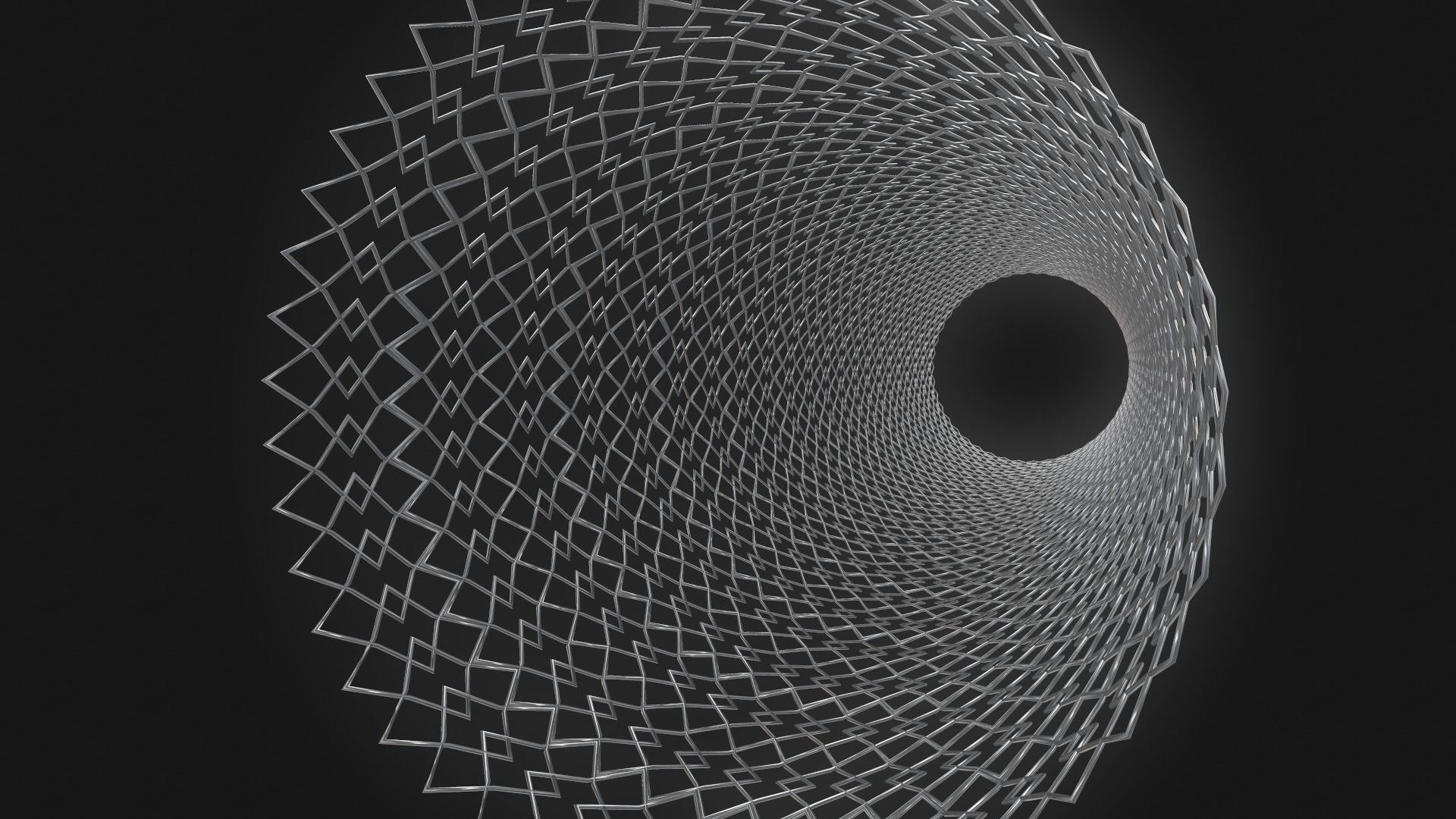 Medical Stent 3D model_4
