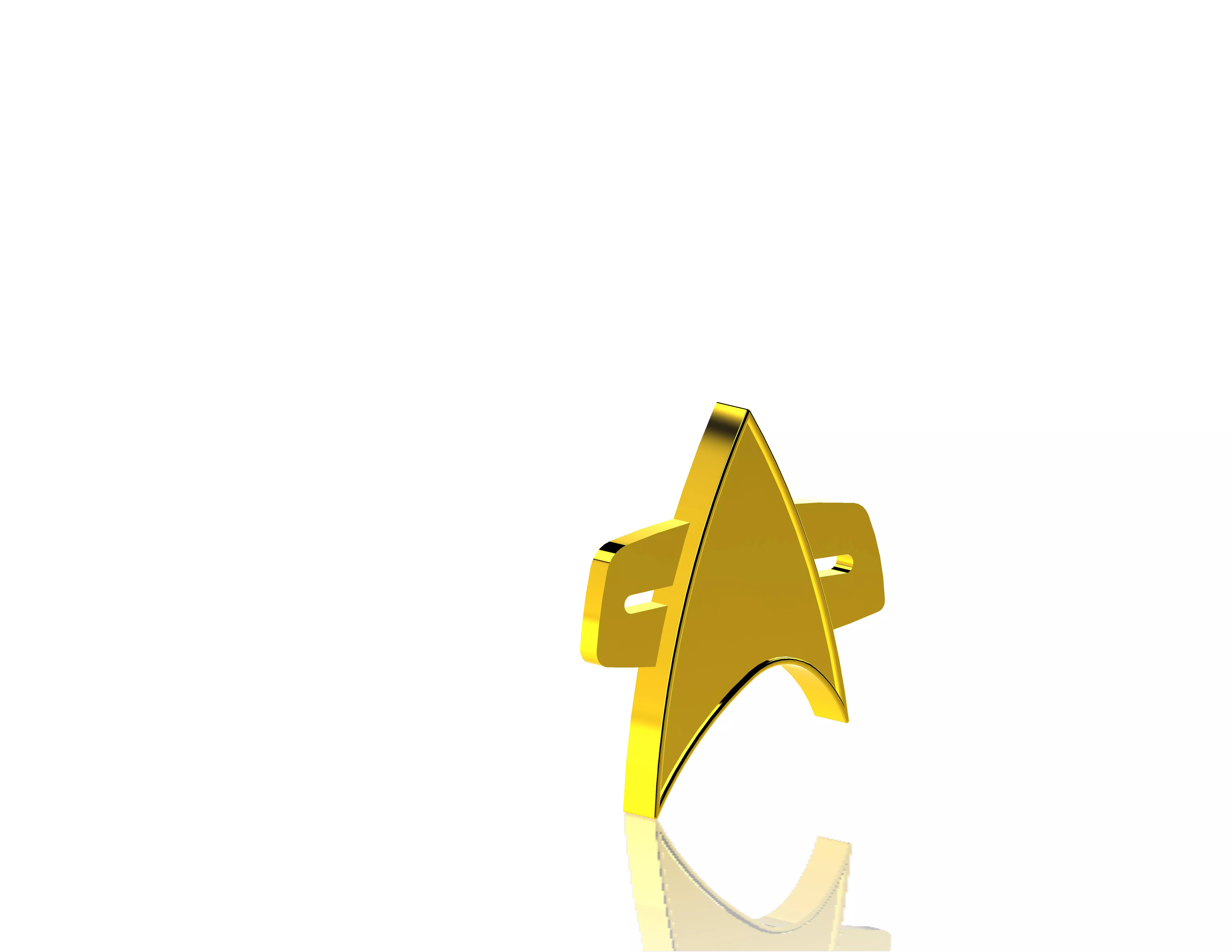Star Trek Badge 3D print model_0