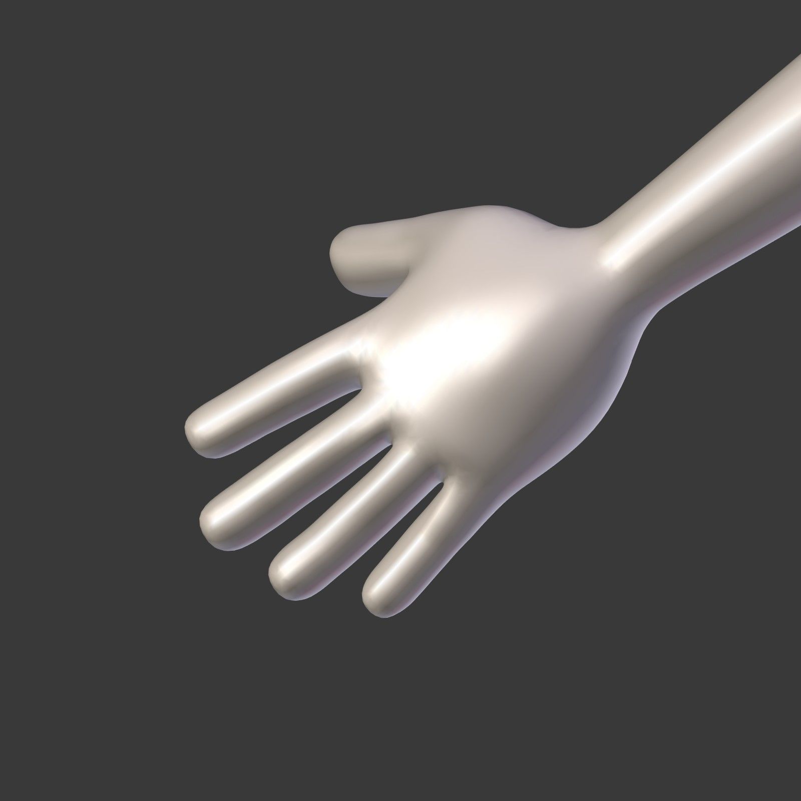 Cartoon Stickman - Textured and Rigged Low-poly 3D model_13