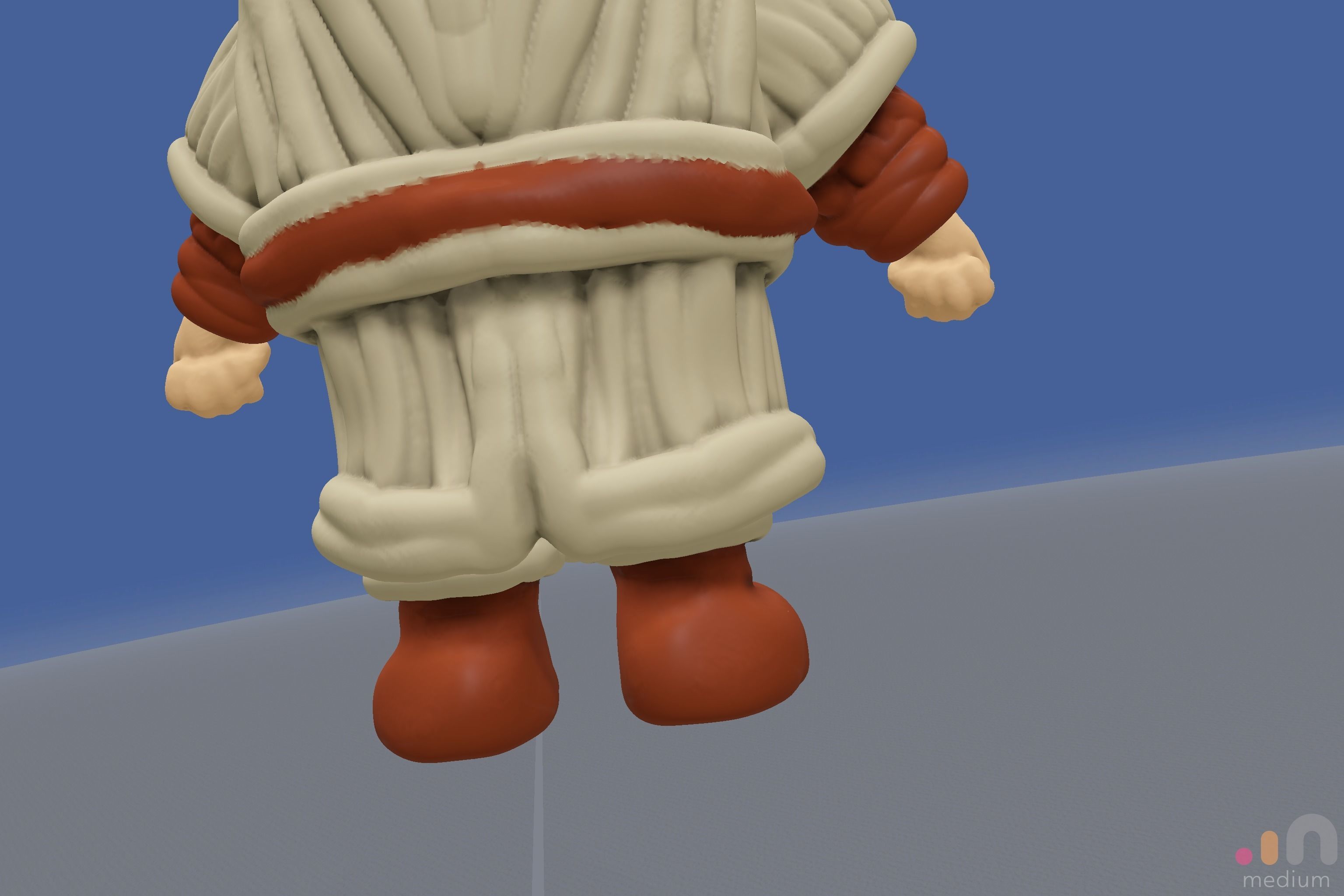 Ewan McGregor   Obi Wan Kenobi   Chibi version 3D model_5