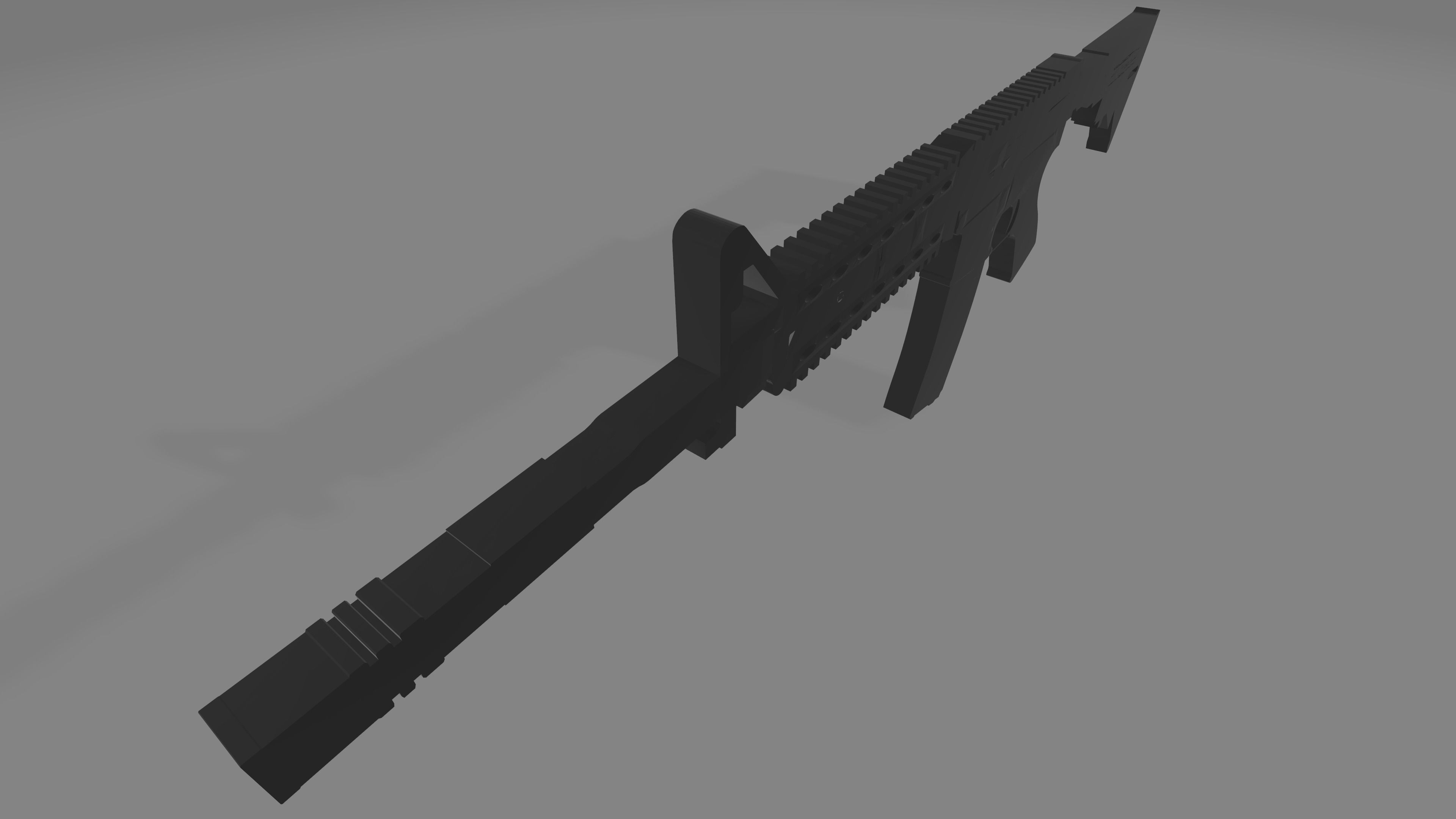 Colt M4A1 Free 3D model_4