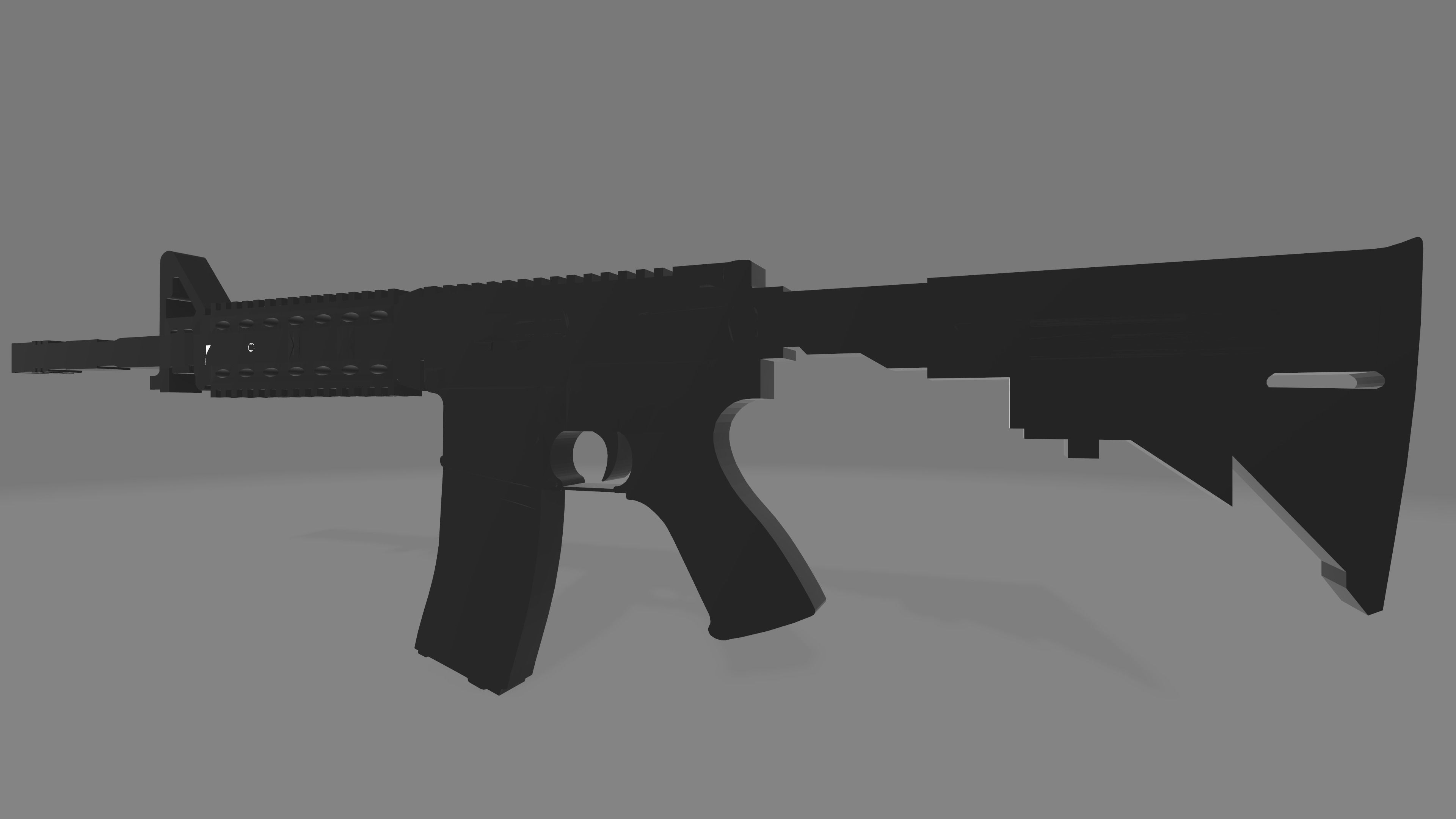 Colt M4A1 Free 3D model_2