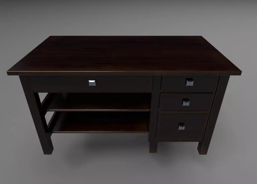 Writing Table Free low-poly 3D model