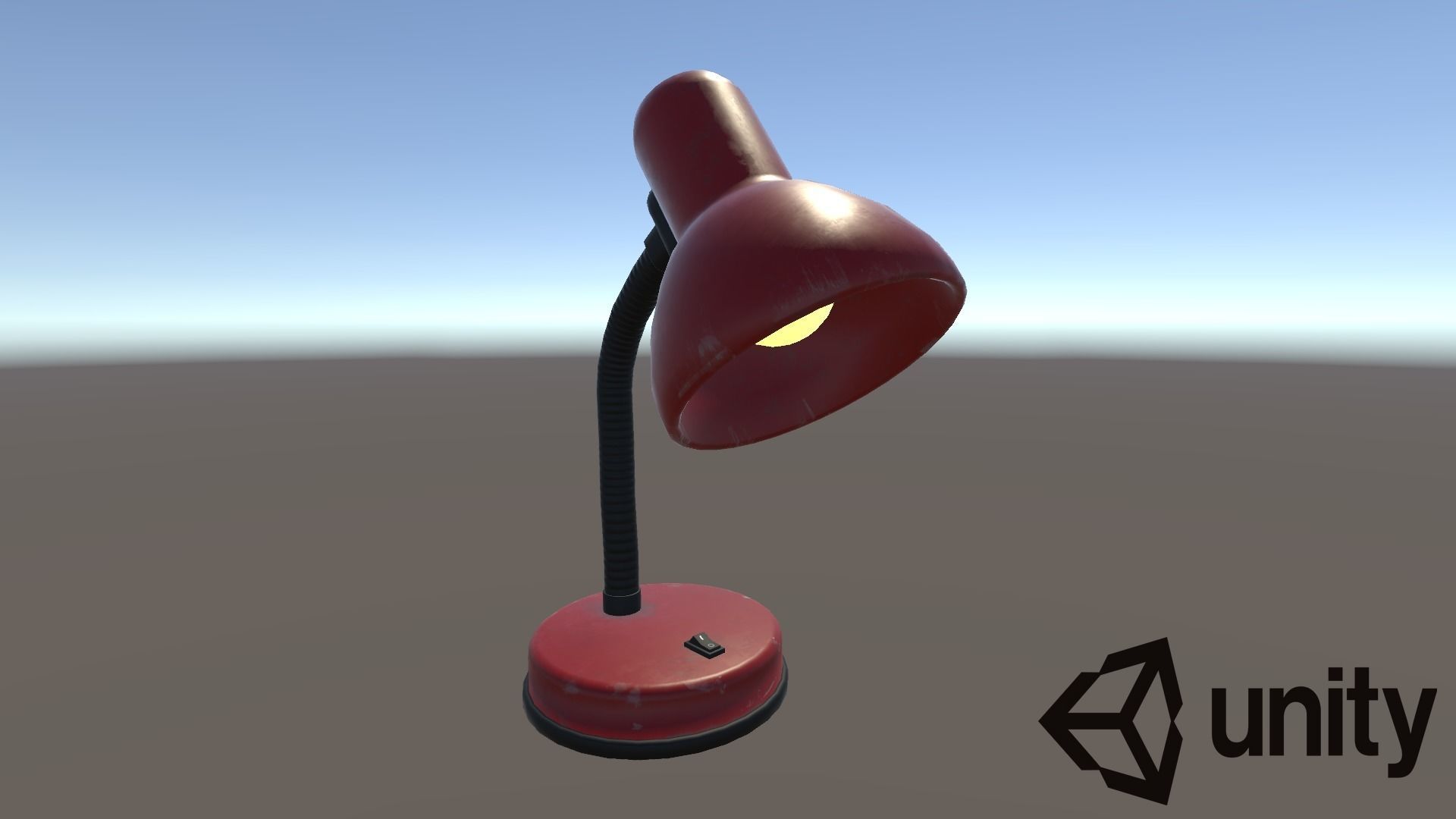 Desk Lamp Low-poly 3D model_18
