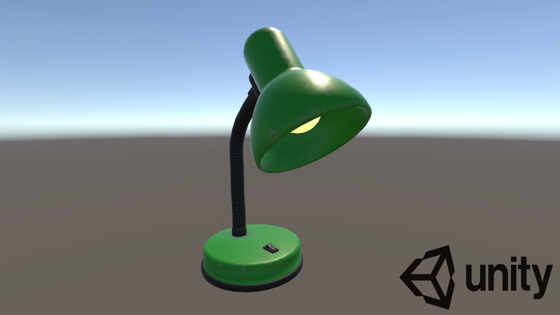Desk Lamp Low-poly 3D model_17