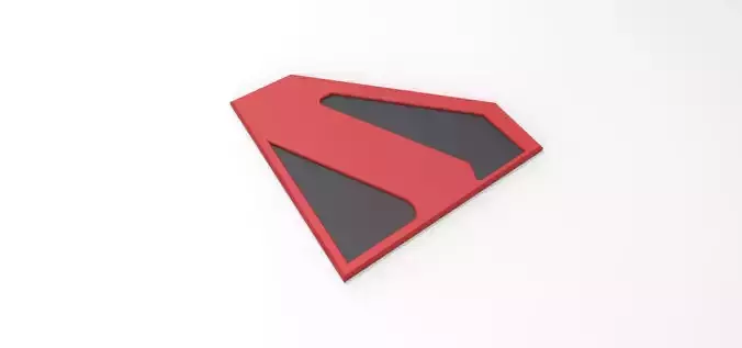3D printable Kingdom Come Superman emblem for cosplay costume 3D print model