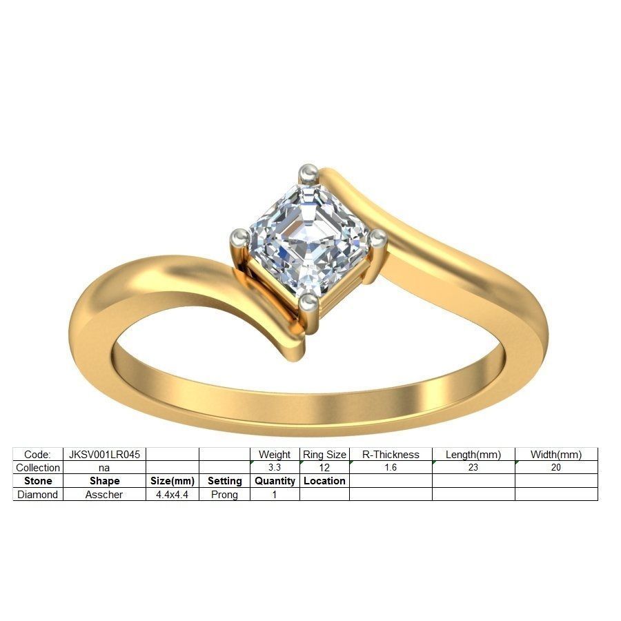 150 Women Ring 3dm render details bulk collections  3D print model_94