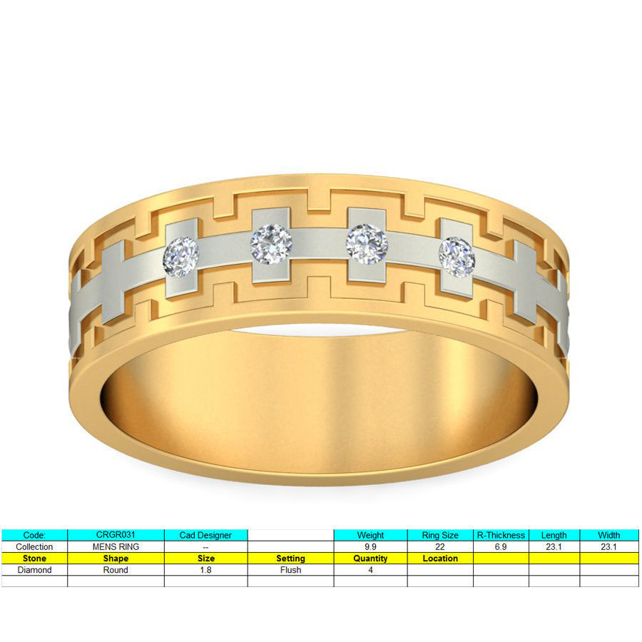 150 Women Ring 3dm render details bulk collections  3D print model_32
