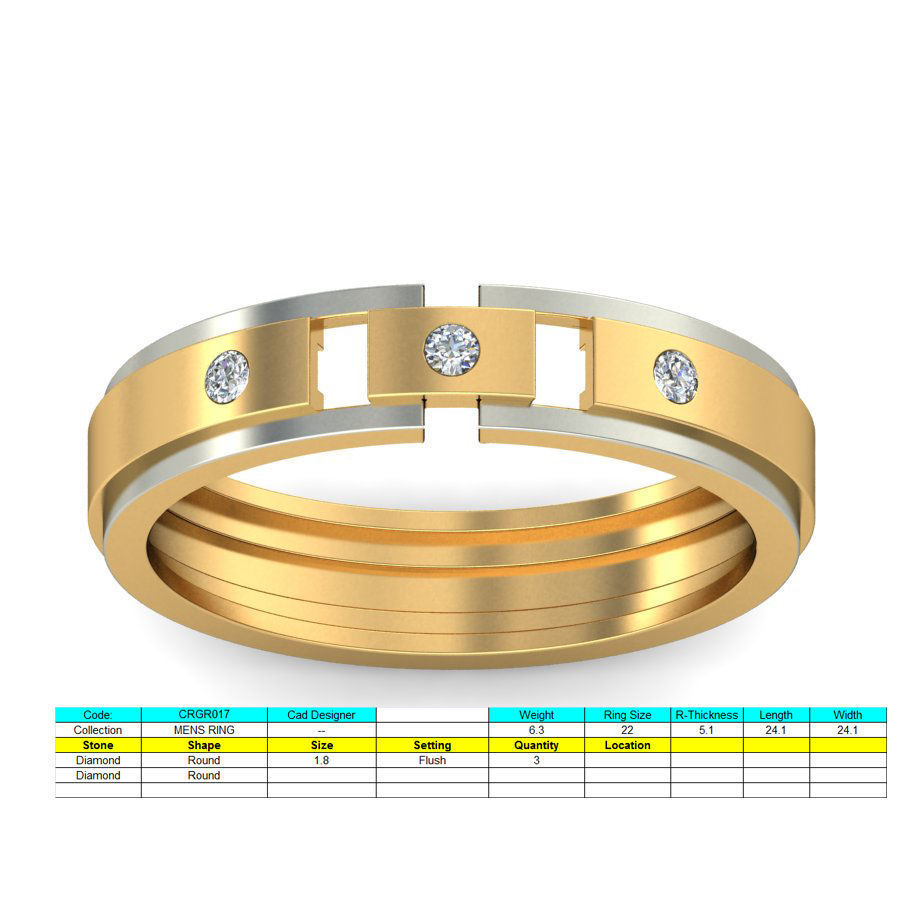 150 Women Ring 3dm render details bulk collections  3D print model_19