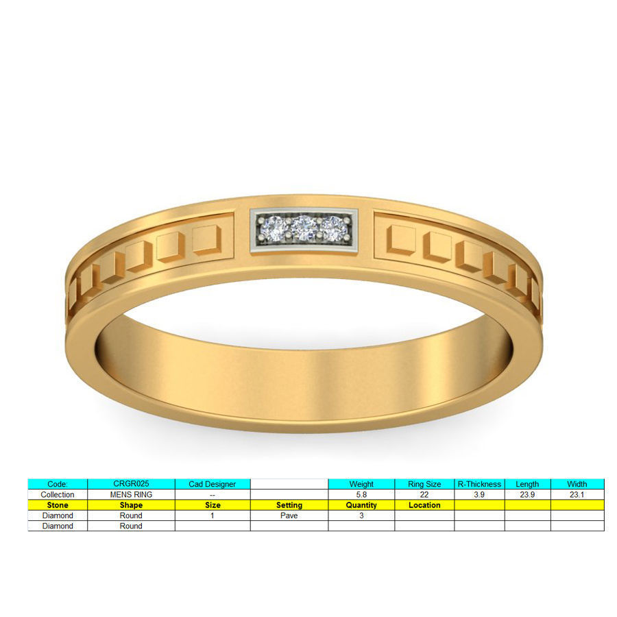 150 Women Ring 3dm render details bulk collections  3D print model_26