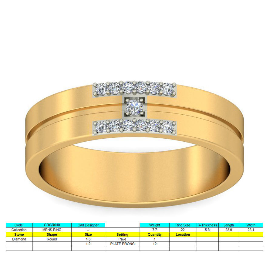 150 Women Ring 3dm render details bulk collections  3D print model_41