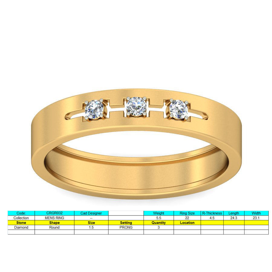 150 Women Ring 3dm render details bulk collections  3D print model_33