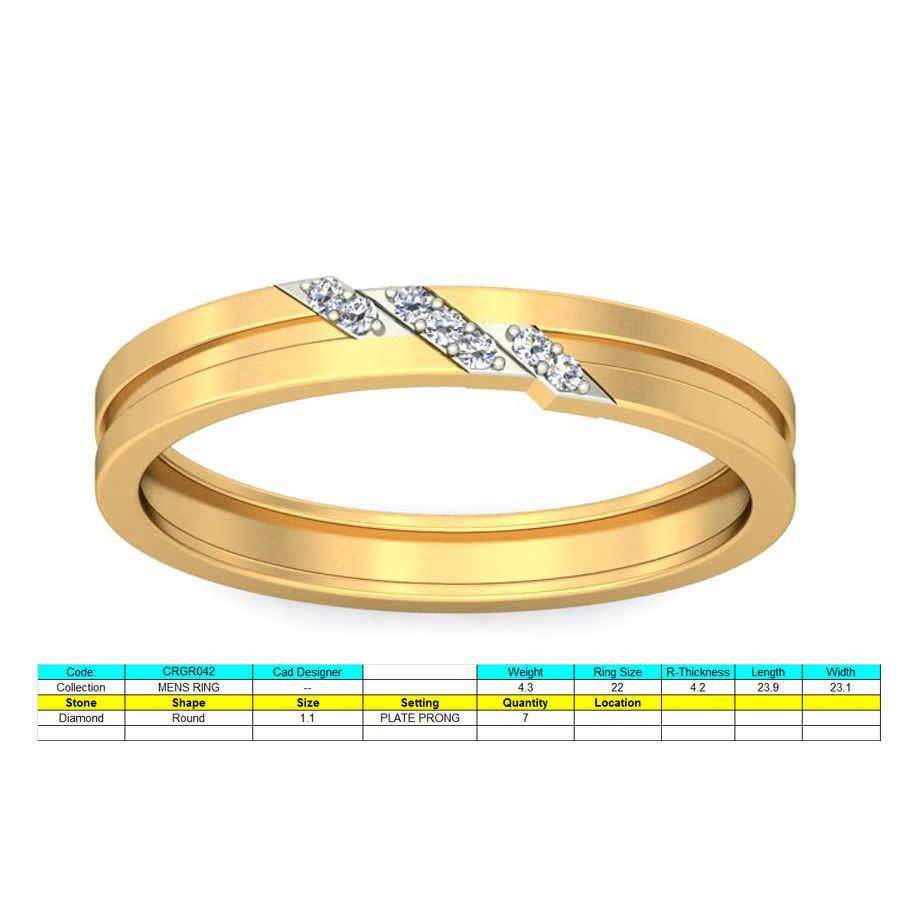 150 Women Ring 3dm render details bulk collections  3D print model_43