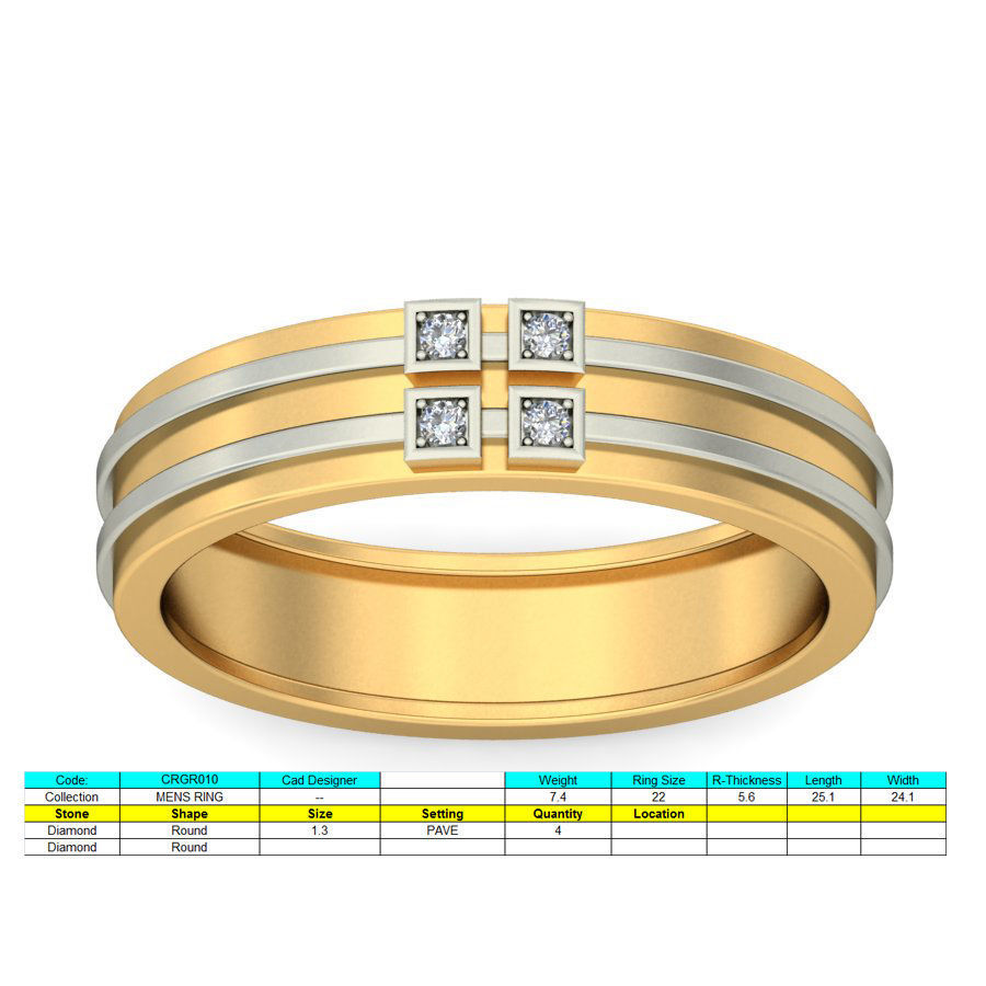 150 Women Ring 3dm render details bulk collections  3D print model_12