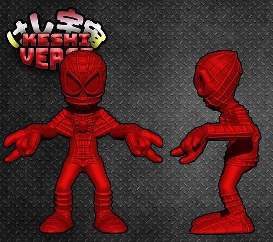 Keshiverse - Spiderman Free 3D print model