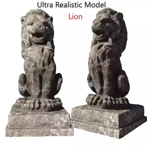 The Statue Of The Lion Scan