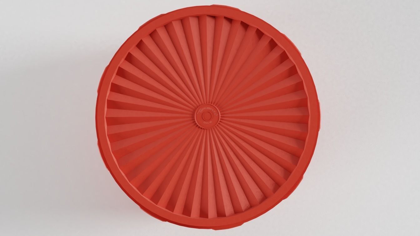 Tupperware Storage Container 3D model_2