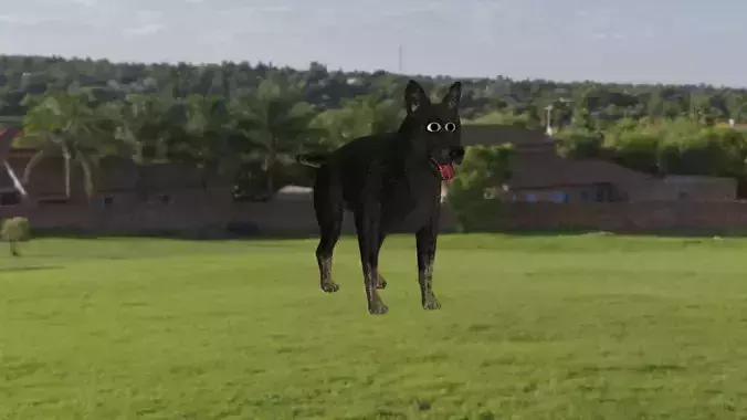 Wrigley the Dog Model 3D model