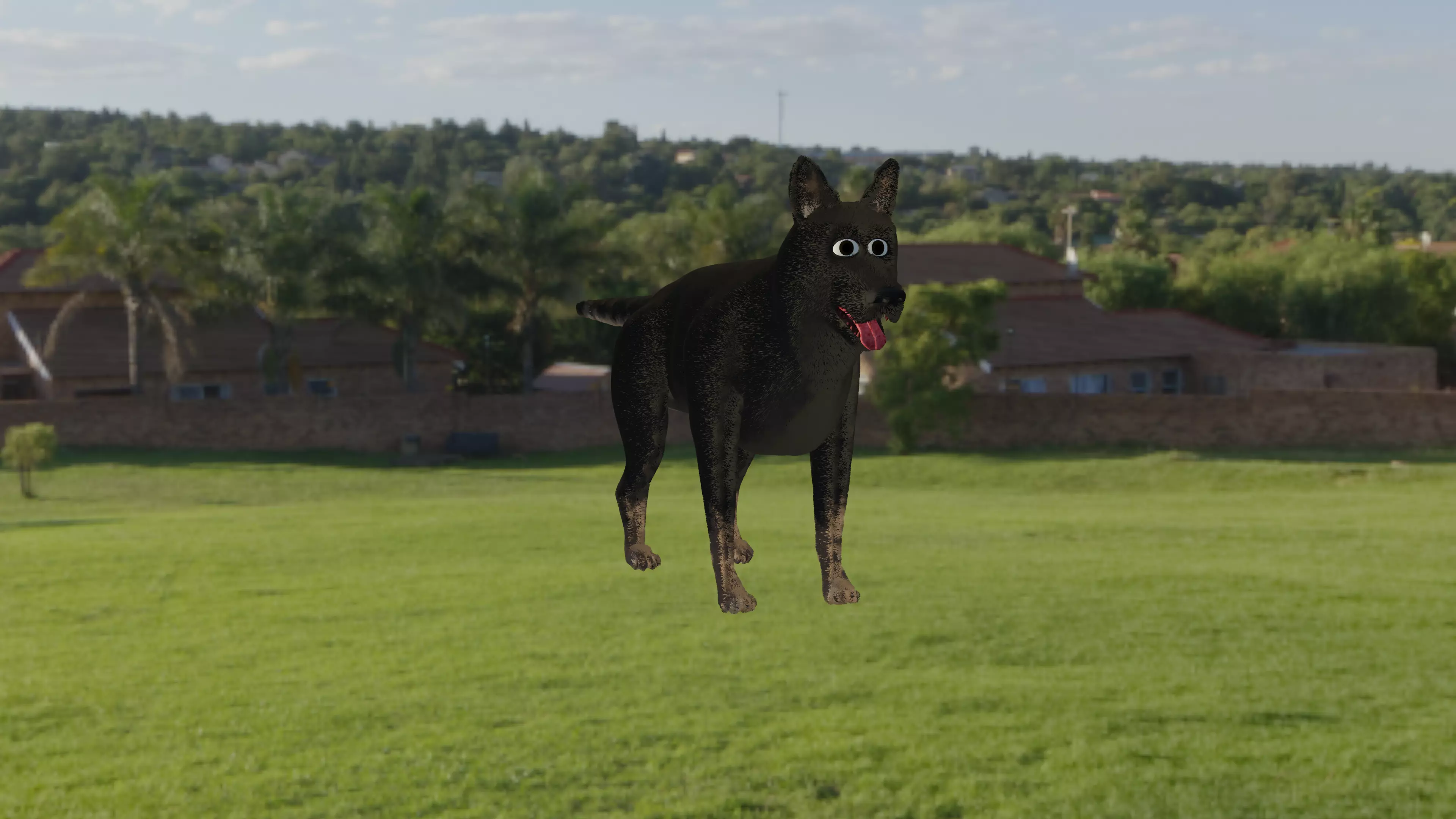 Wrigley the Dog Model 3D model_0