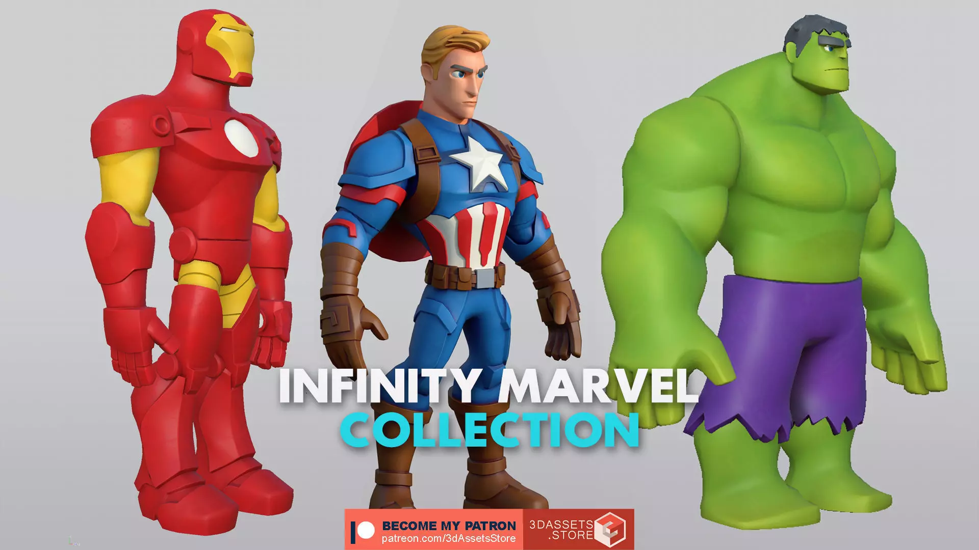 Character - Cartoon - Marvel Infinity Fan Art 3D Model Collection_0