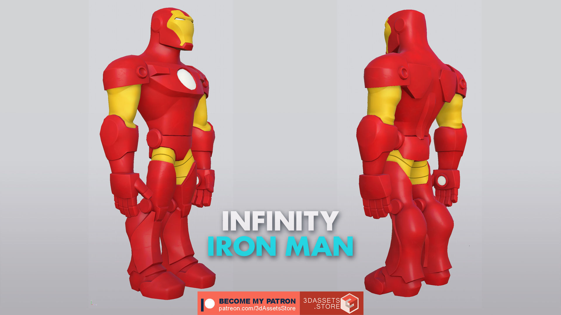 Character - Cartoon - Marvel Infinity Fan Art 3D Model Collection_6