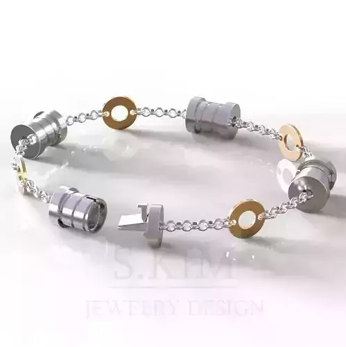 Tub bracelet 3D print model