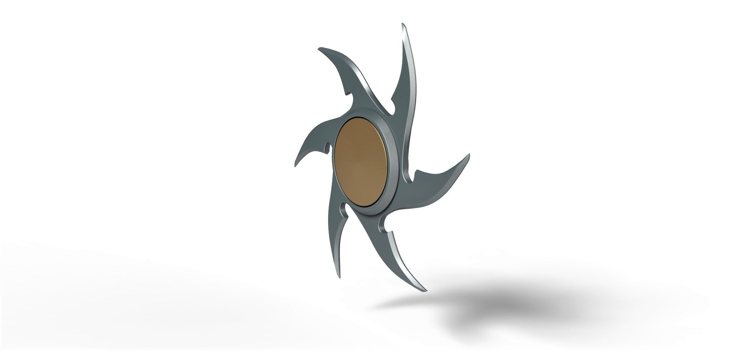 Cosplay Ninja shuriken 3D print model_6