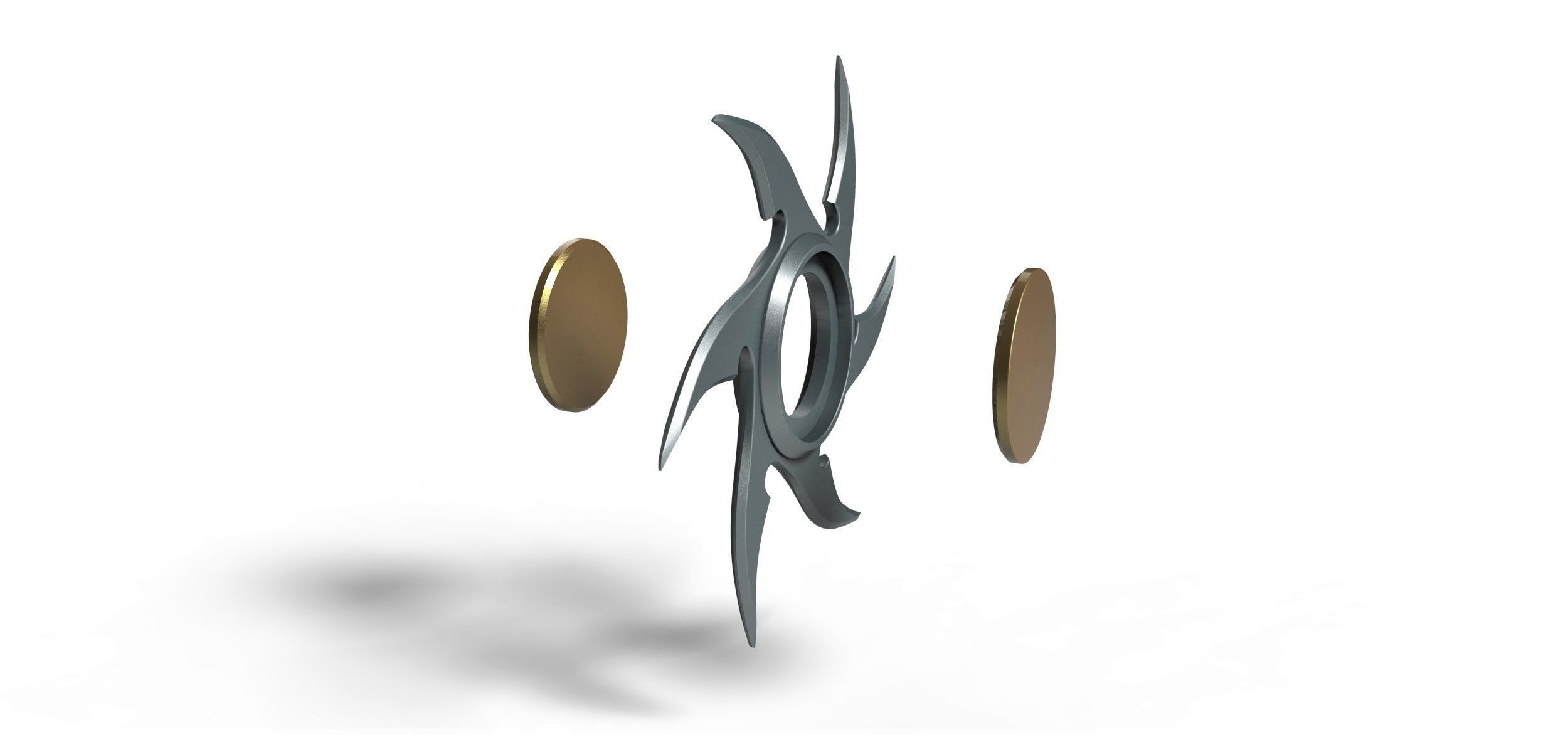 Cosplay Ninja shuriken 3D print model_8