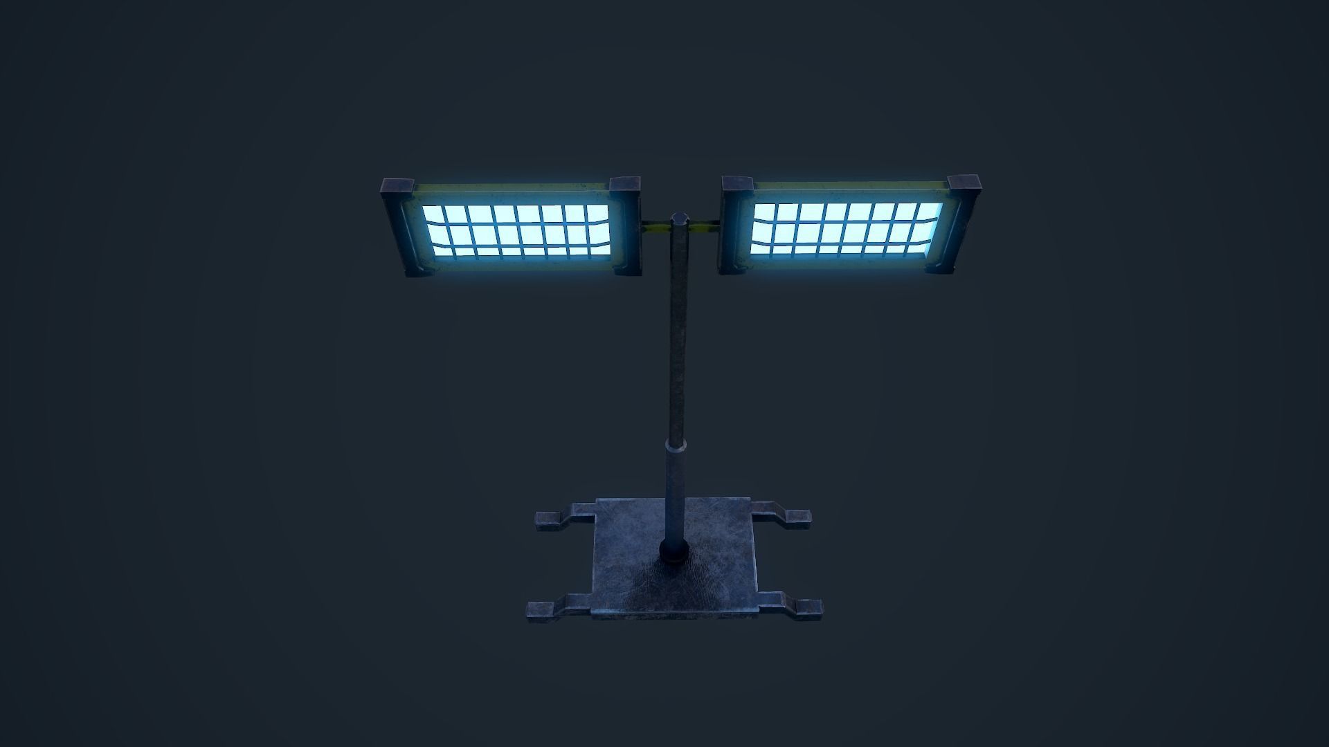 Light Stand Low-poly 3D model_12
