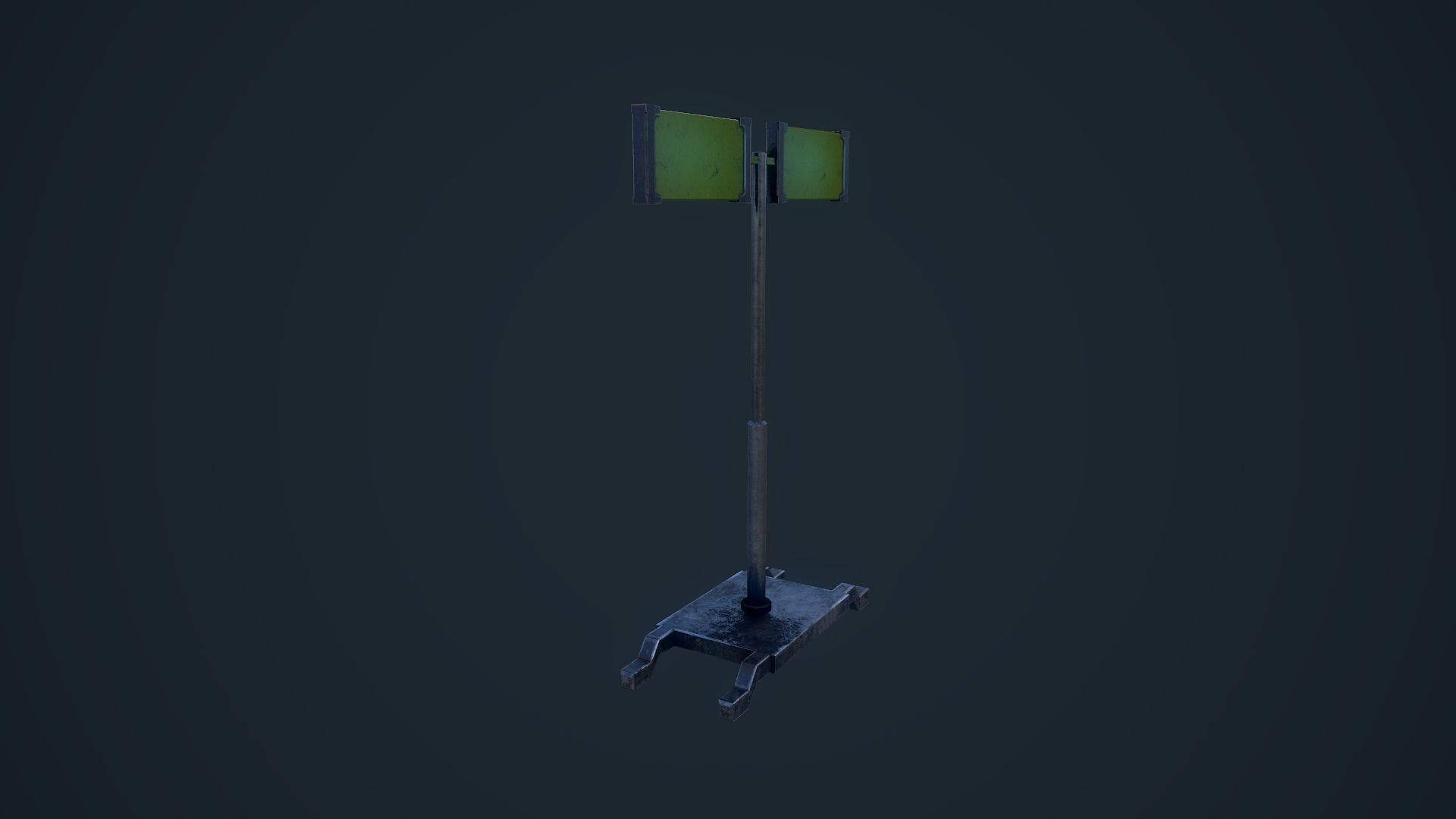 Light Stand Low-poly 3D model_5