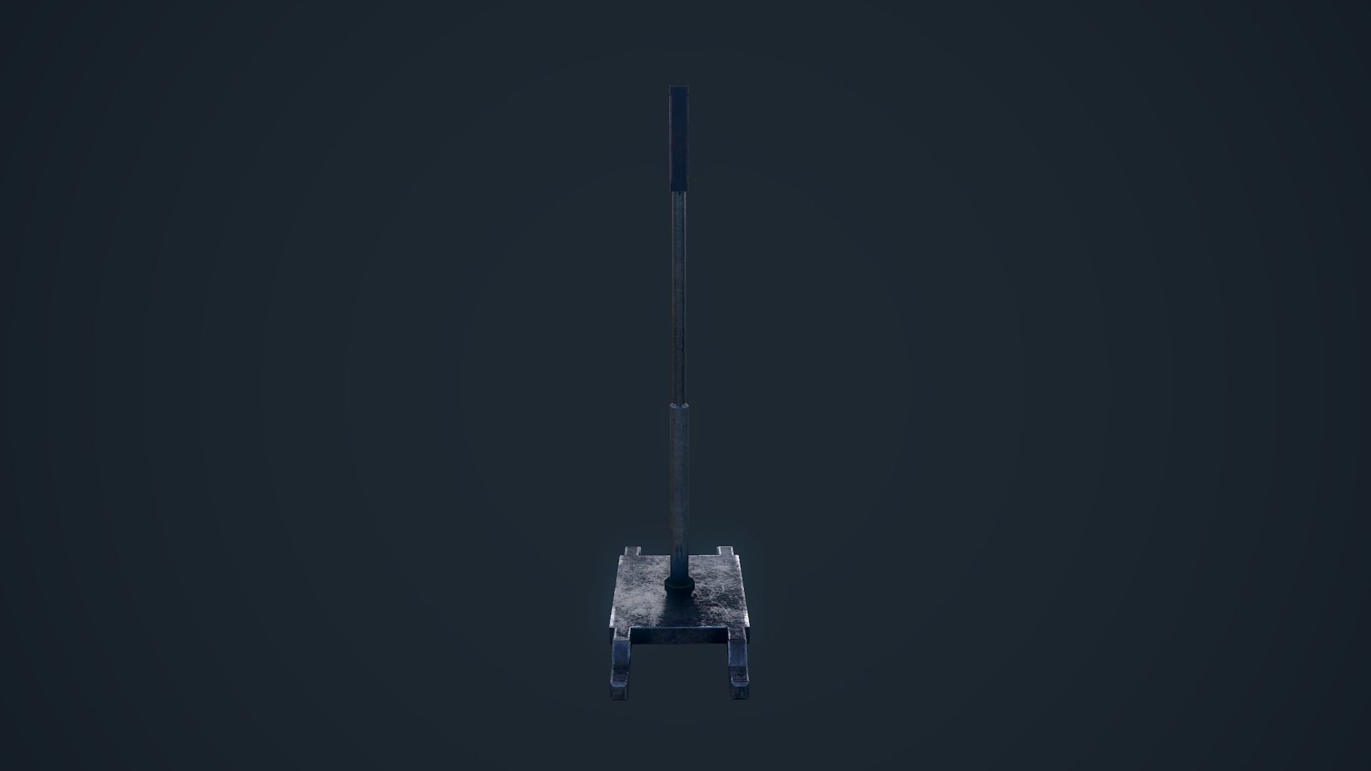 Light Stand Low-poly 3D model_8
