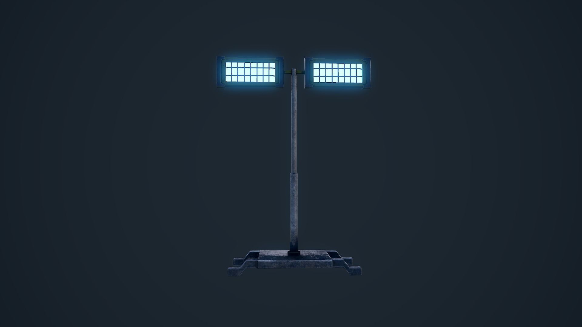 Light Stand Low-poly 3D model_10