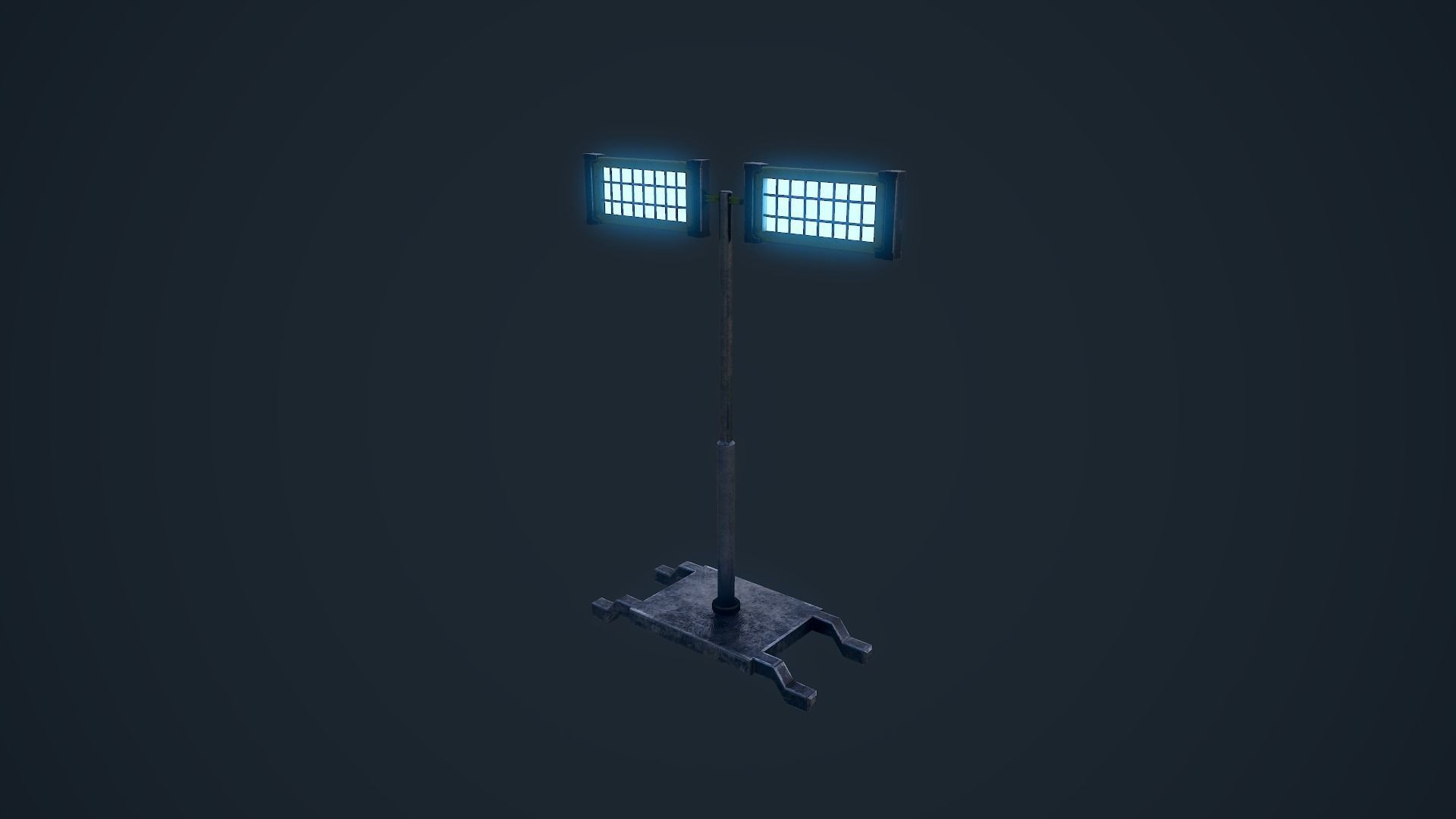 Light Stand Low-poly 3D model_13