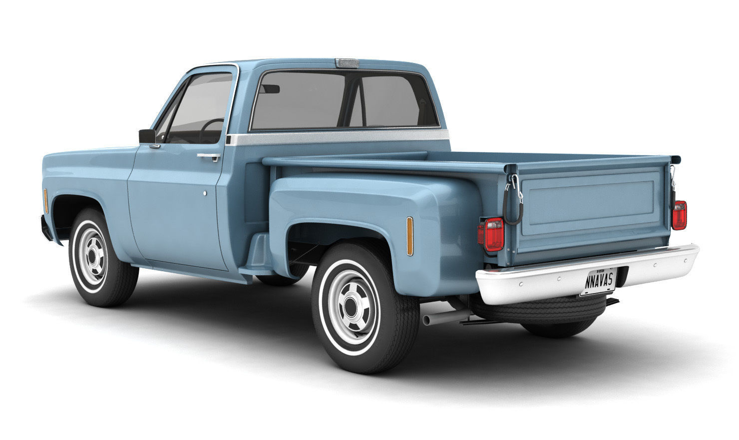 GENERIC STEPSIDE PICKUP TRUCK 10 3D model_1