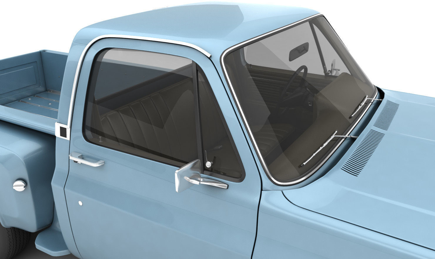 GENERIC STEPSIDE PICKUP TRUCK 10 3D model_12