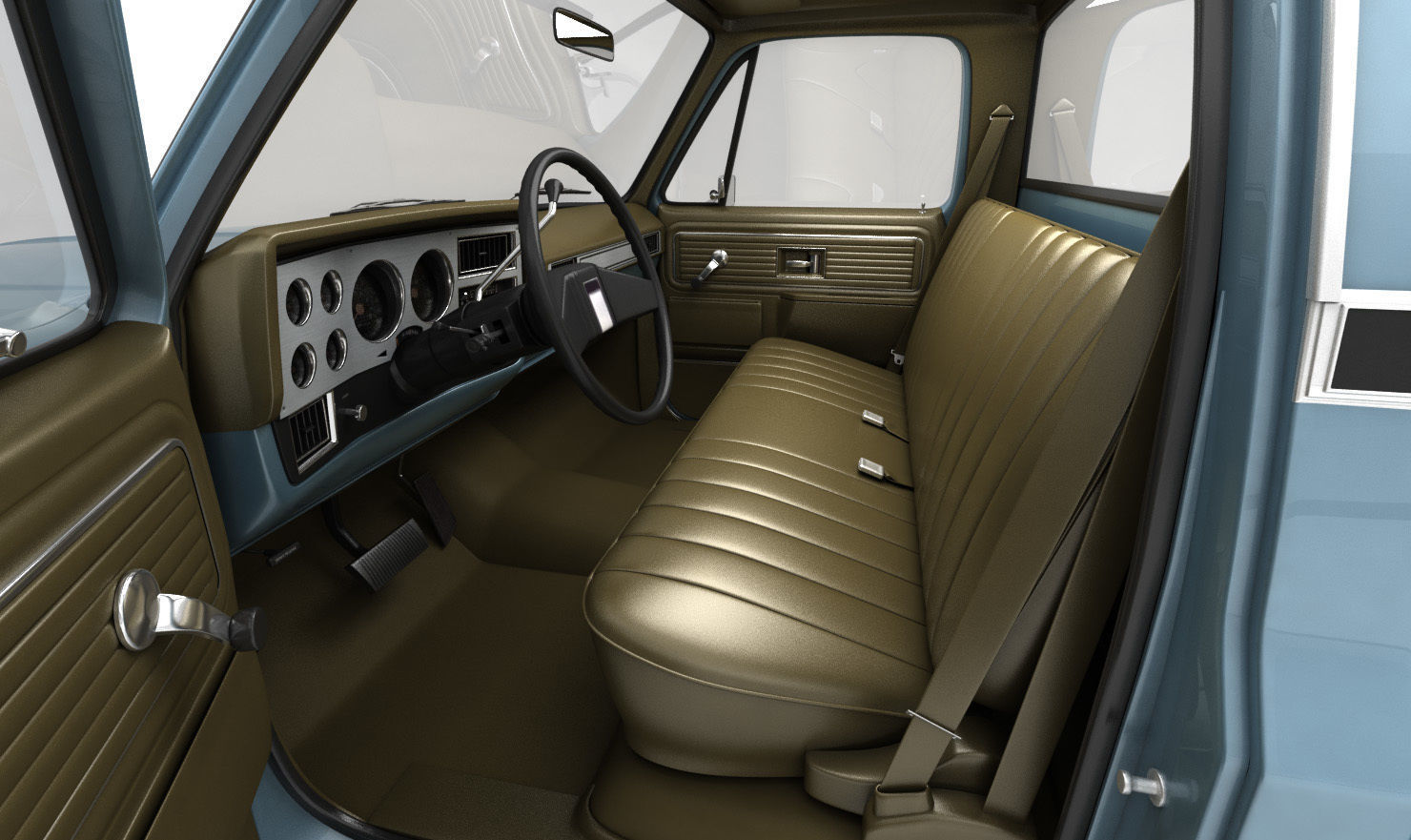 GENERIC STEPSIDE PICKUP TRUCK 10 3D model_6