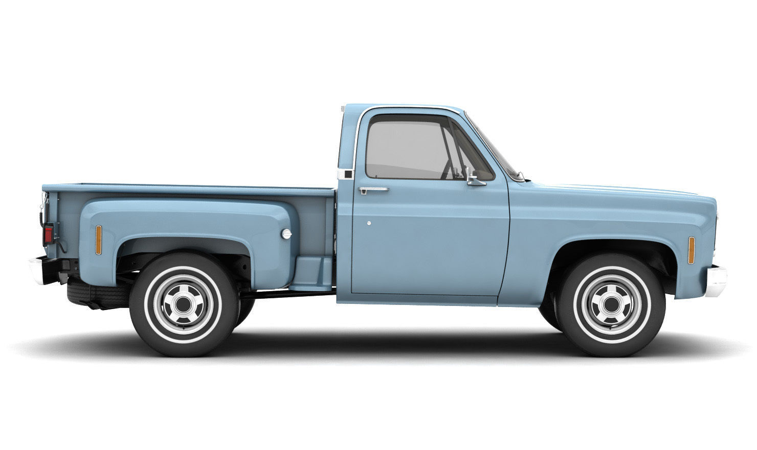 GENERIC STEPSIDE PICKUP TRUCK 10 3D model_7