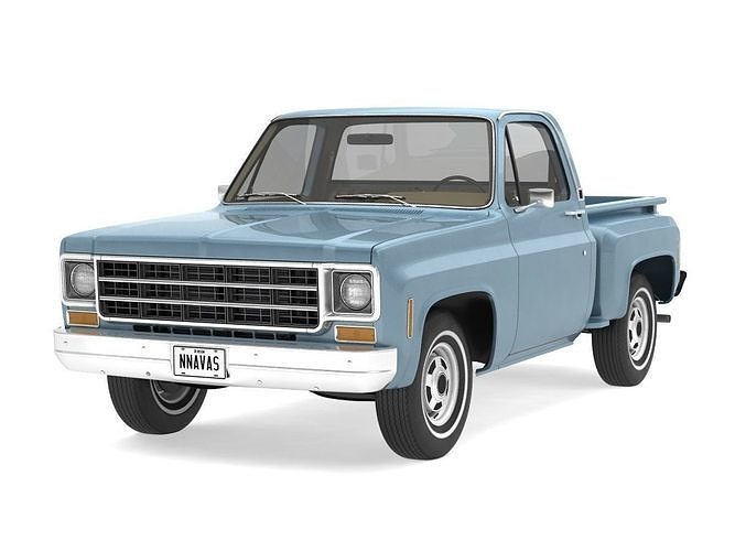 GENERIC STEPSIDE PICKUP TRUCK 10 3D model