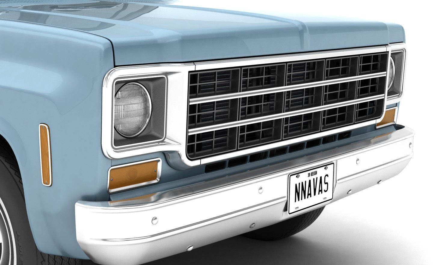 GENERIC STEPSIDE PICKUP TRUCK 10 3D model_11