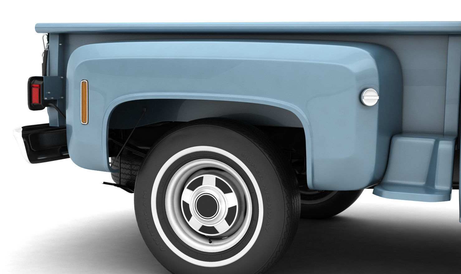 GENERIC STEPSIDE PICKUP TRUCK 10 3D model_9