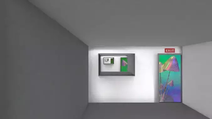 GummaUmma empty hallway with door