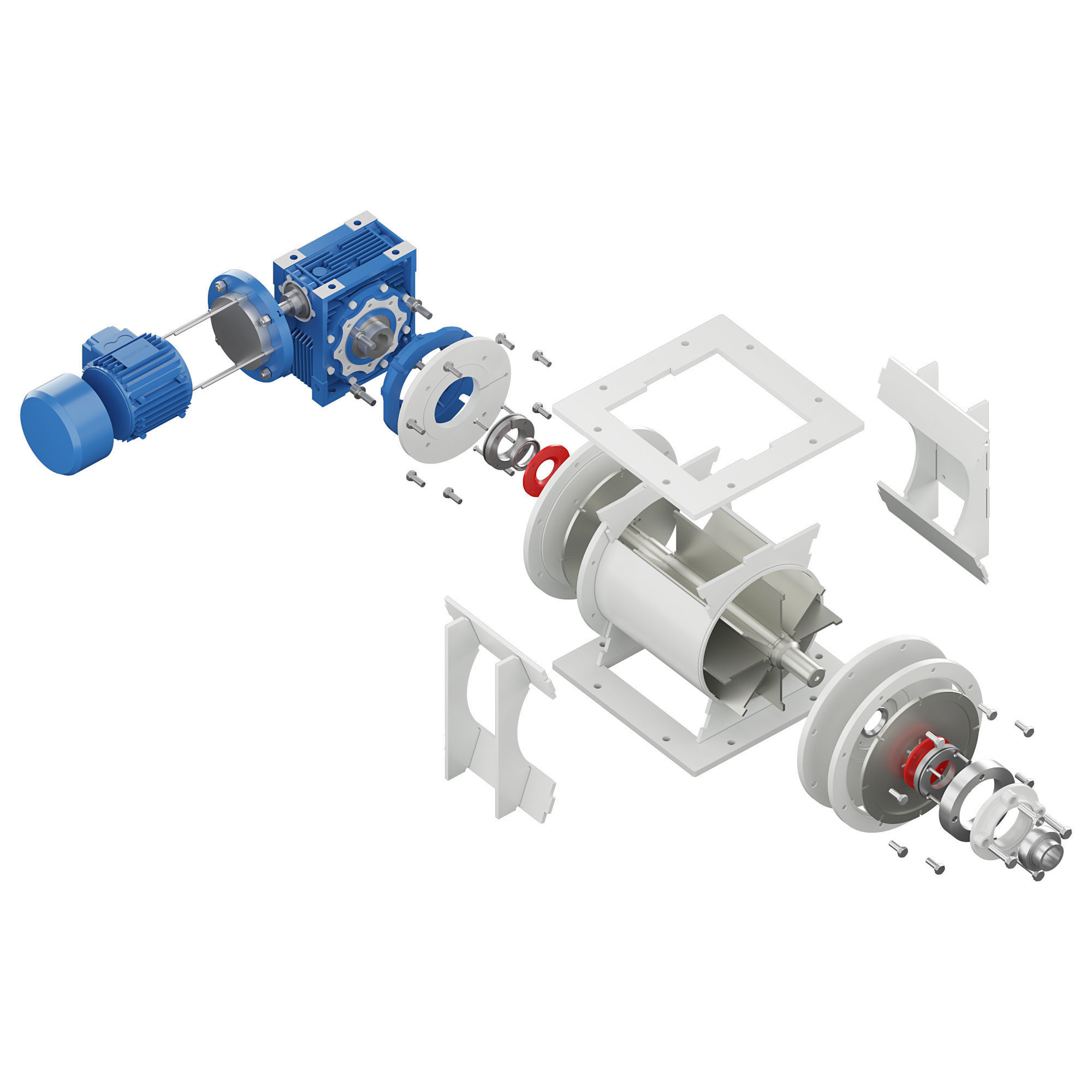 Rotary Feeder - Gate Lock - RP 210 ITALTECH 3D model_0