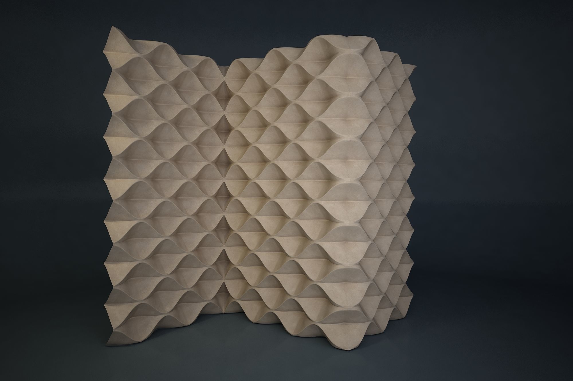 04 PARAMETIC PATTERN Low-poly 3D model_2