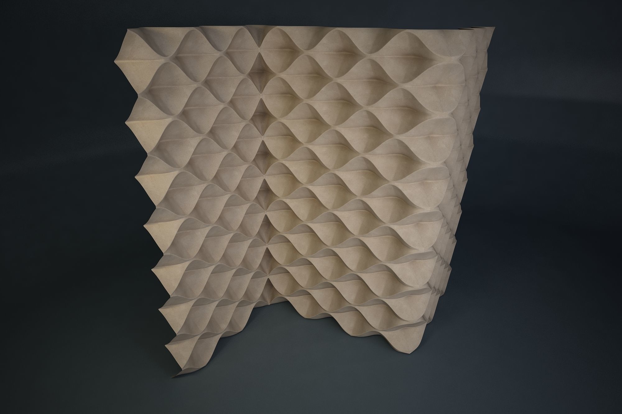 04 PARAMETIC PATTERN Low-poly 3D model_3