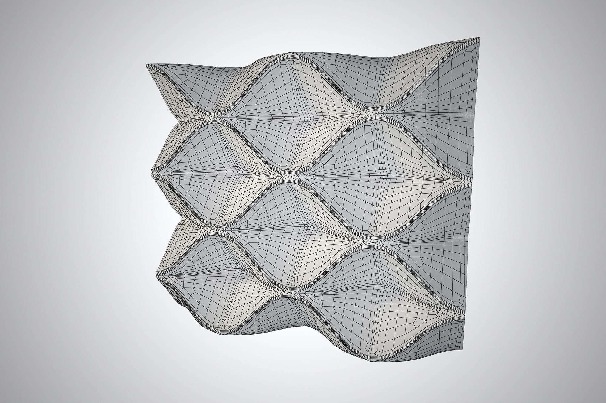 04 PARAMETIC PATTERN Low-poly 3D model_8