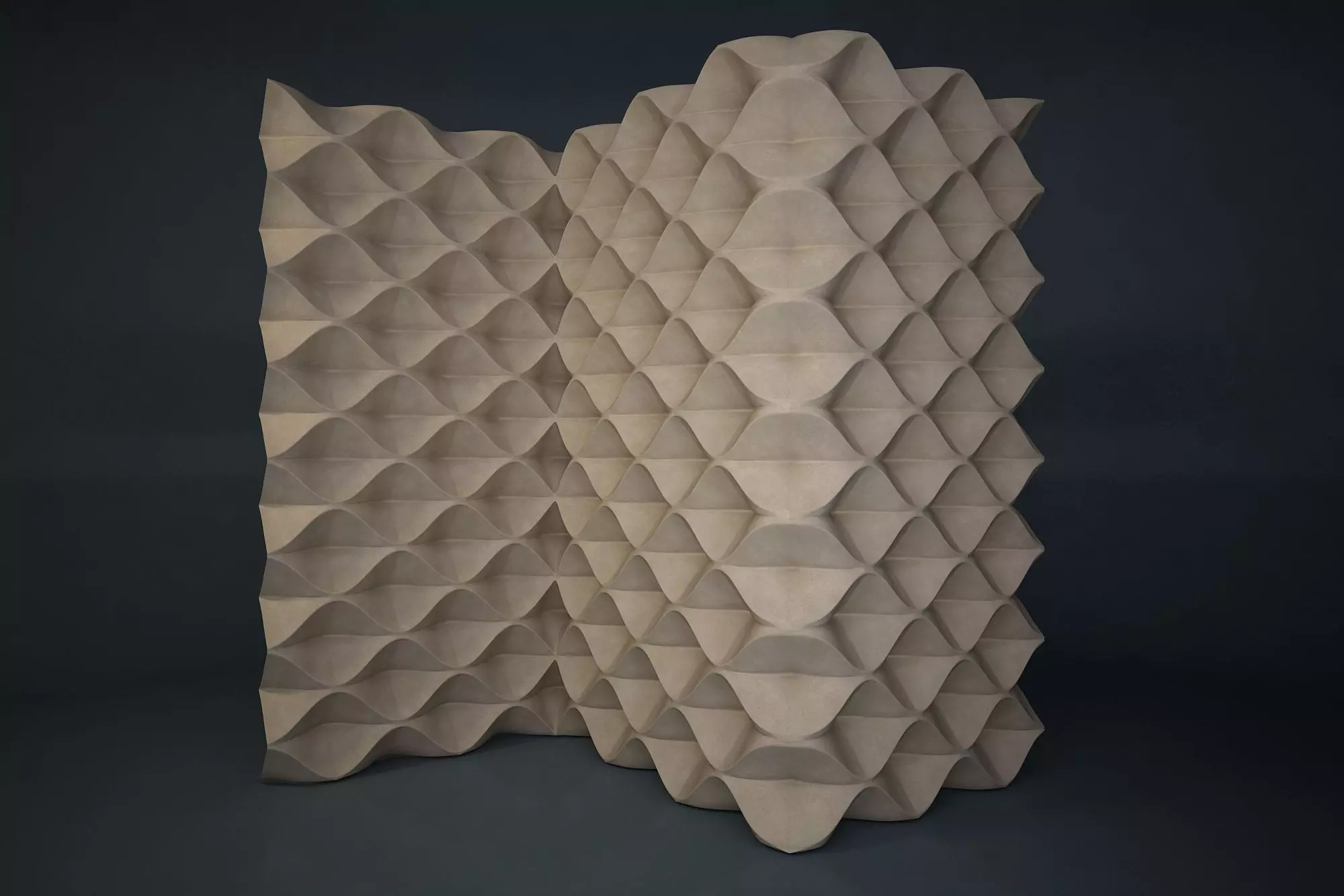 04 PARAMETIC PATTERN Low-poly 3D model_0