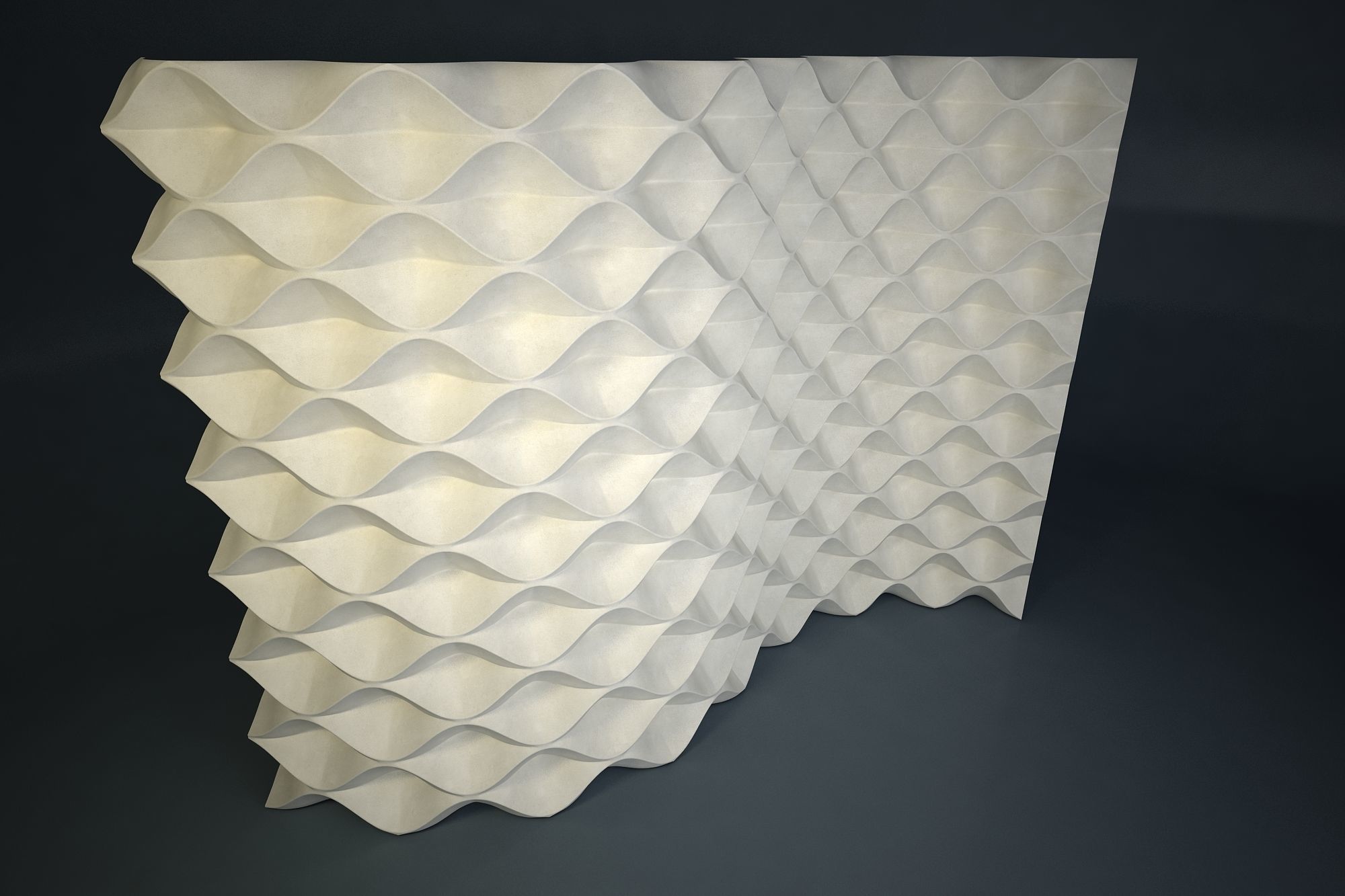 05 PARAMETIC PATTERN Low-poly 3D model_3