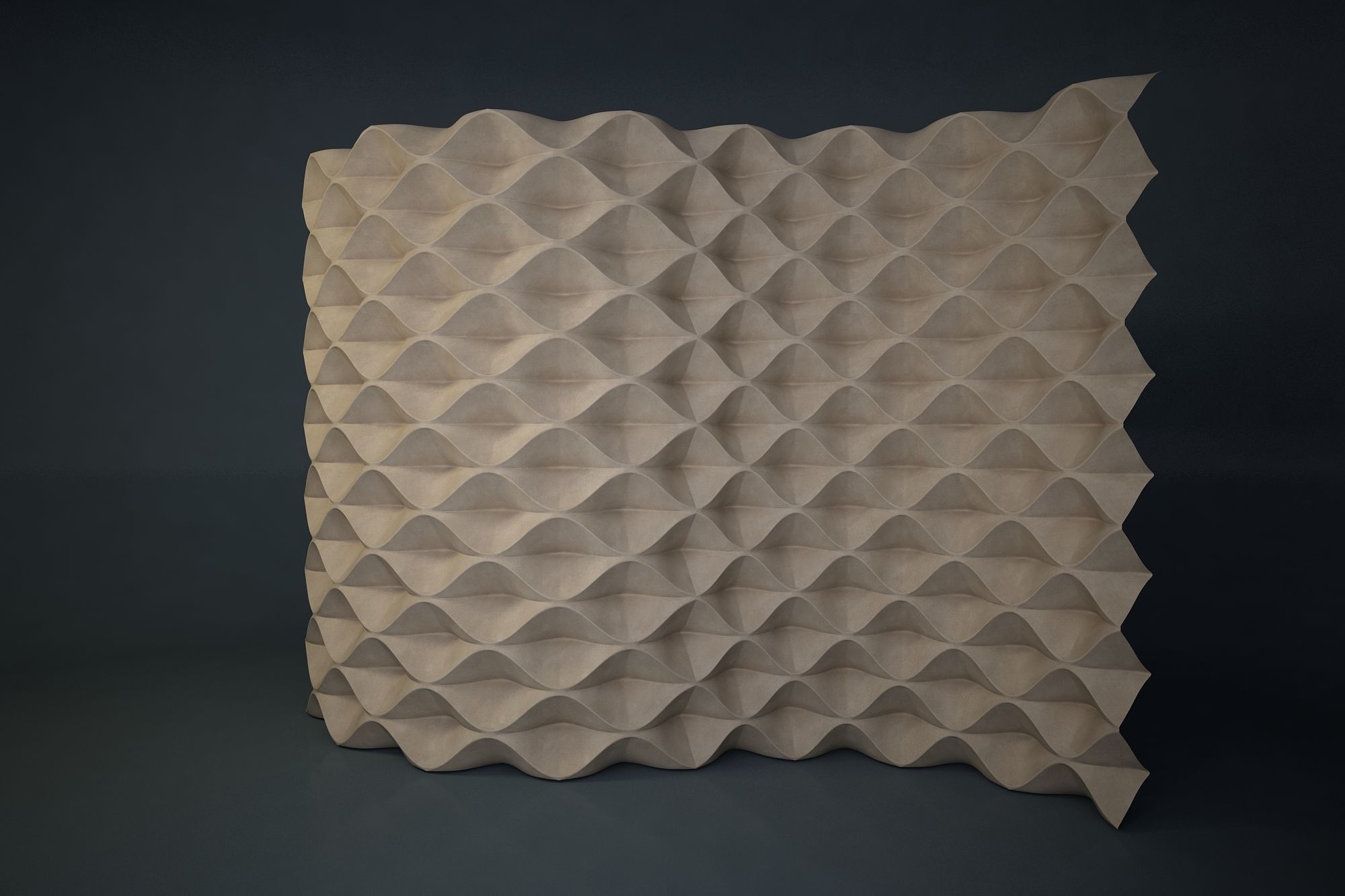 06 PARAMETIC PATTERN Low-poly 3D model_1