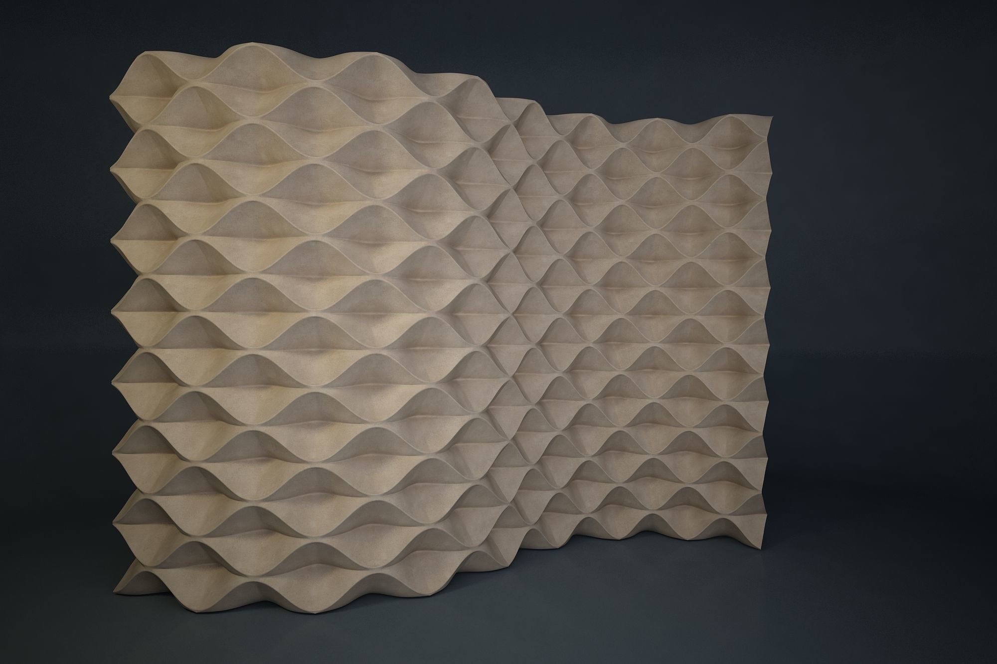 06 PARAMETIC PATTERN Low-poly 3D model_2