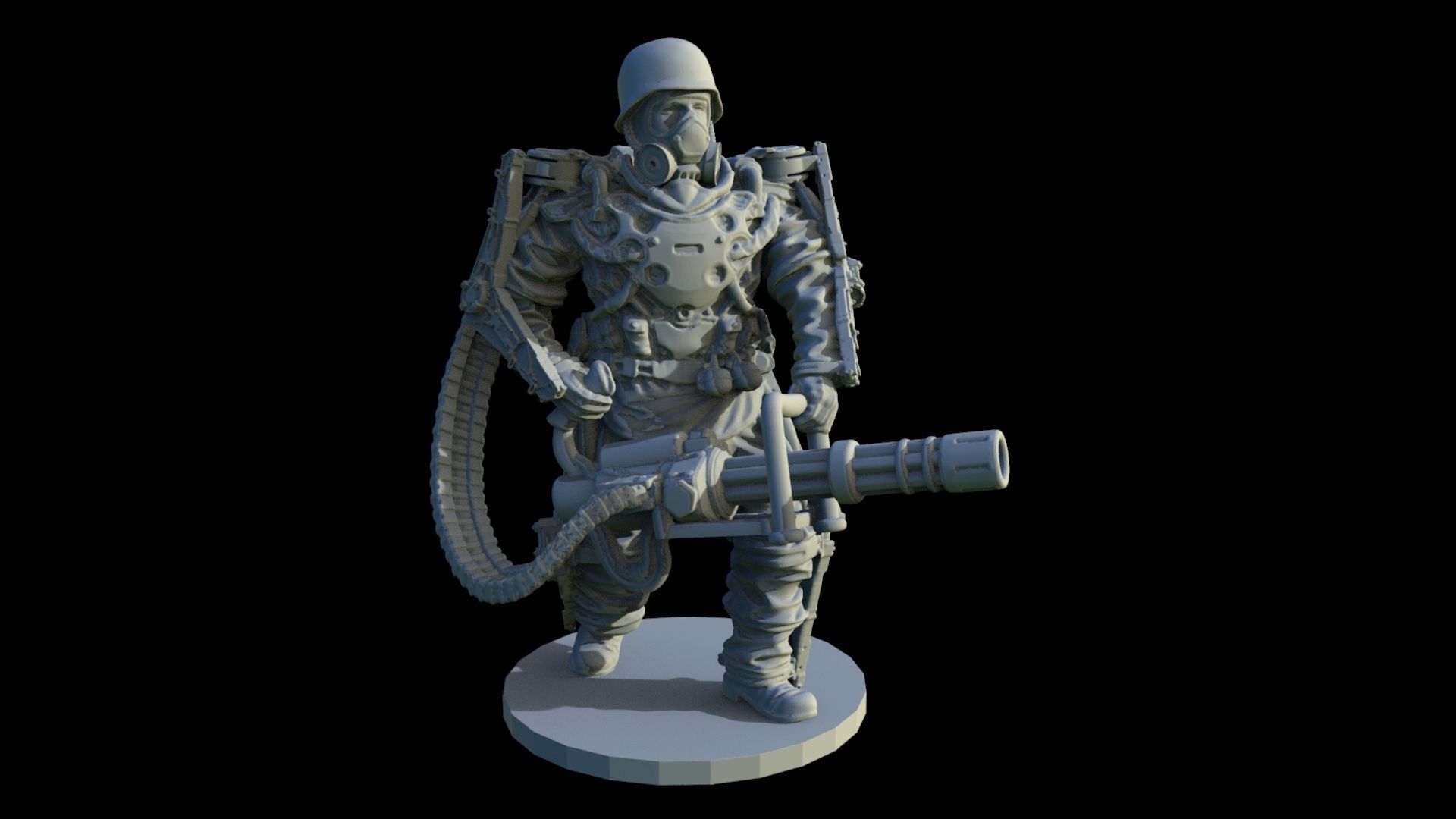 Heavy Soldier in 28 -32 mm scale Free 3D print model_11
